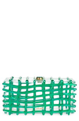 Cult Gaia Rina Acrylic Box Clutch in Paradiso