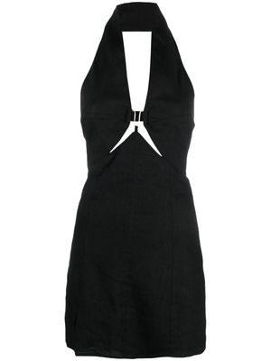 Cult Gaia Rumi halter-neck minidress - Black