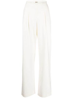 Cult Gaia Tasha cut-out wide-leg trousers - White