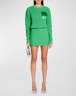 Daniella Distressed Sweater Dress
