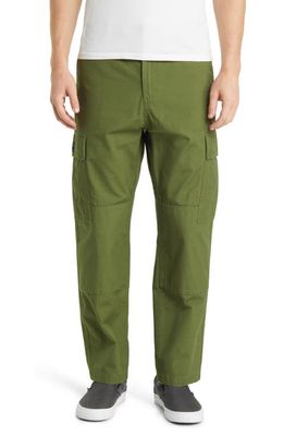 DARK SEAS Ballard Cotton Ripstop Cargo Pants in Olive