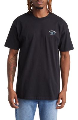 DARK SEAS Tall Ship Glow in the Dark Cotton Graphic T-Shirt in Black