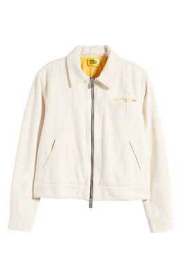 DIET STARTS MONDAY 3-Year Cotton Canvas Jacket in Tan