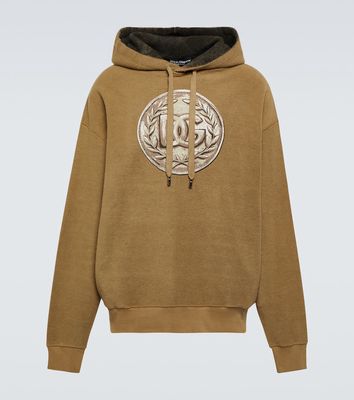 Dolce & Gabbana Printed cotton jersey hoodie