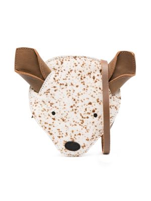 Donsje Britta pop-up ears faux-fur shoulder bag - Neutrals
