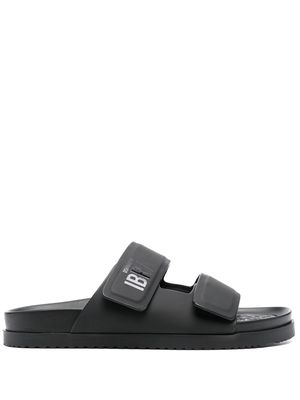 Dsquared2 x Ibrahimović leather slides - Black