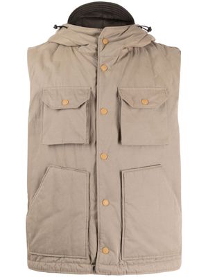 Engineered Garments Field padded gilet - Brown
