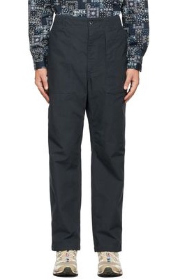 Engineered Garments Navy Fatigue Trousers