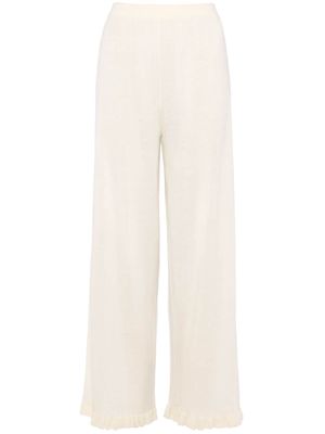 ERES Bernard straight-leg pajama trousers - Neutrals