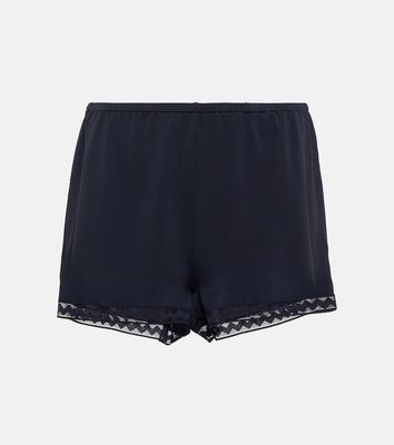 Eres Crochet-trimmed shorts