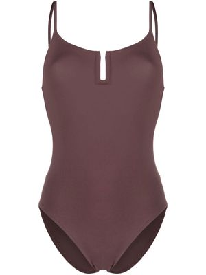ERES Universel low-back swimsuit - Brown