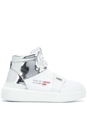 F_WD Hybrid high-top sneakers - White F_WD Hybrid high-top sneakers - White