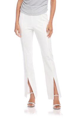 FIFTEEN TWENTY Front Slit Pants in Off White