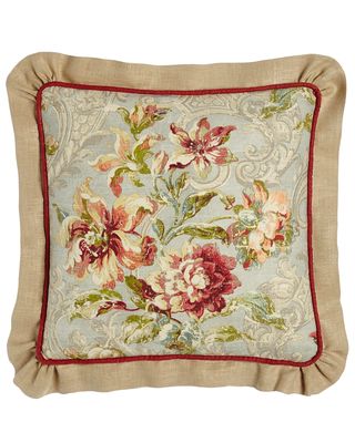 Fresco Ruffled Square Pillow