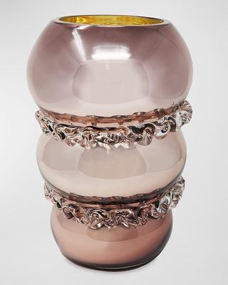Frills Mirrored Vase