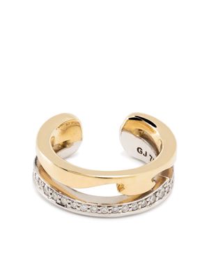 Georg Jensen 18kt white gold Fusion diamond ear cuff