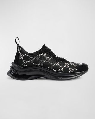 GG Crystal Mesh Runner Sneakers