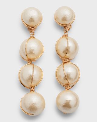 Giga Dangle Clip-On Earrings