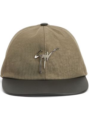 Giuseppe Zanotti Cohen logo-lettering cap - Neutrals