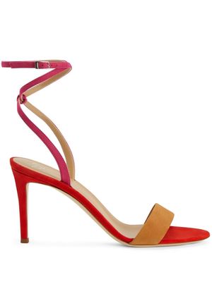 Giuseppe Zanotti Erwan suede sandals - Red