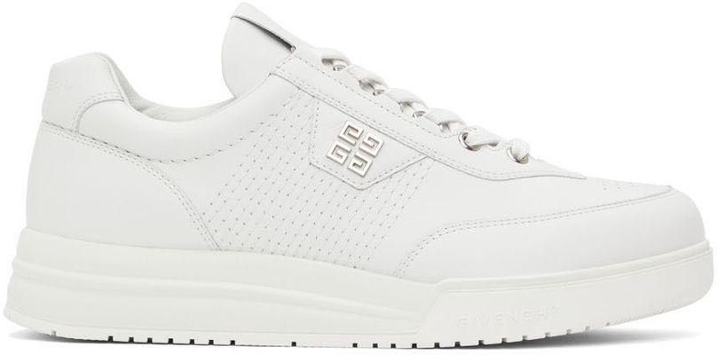 Givenchy White G4 Low-Top Sneakers Givenchy White G4 Low-Top Sneakers