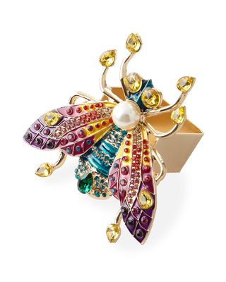 Glam Fly Napkin Rings, Set of 4