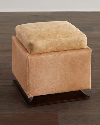 Glory Leather Ottoman