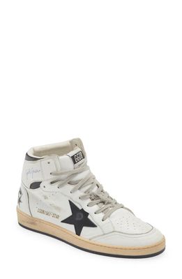 Golden Goose Sky Star High Top Sneaker in White/Black 10283