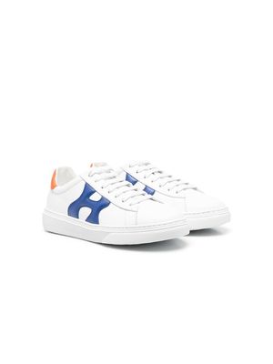 Hogan Kids TEEN low-top leather sneakers - White Hogan Kids TEEN low-top leather sneakers - White