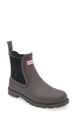 Hunter Commando Waterproof Chelsea Boot in Seep