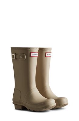 Hunter Kids' Original Rain Boot in Skimming Stone
