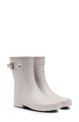 Hunter Original Refined Short Waterproof Rain Boot in Clatter Grey