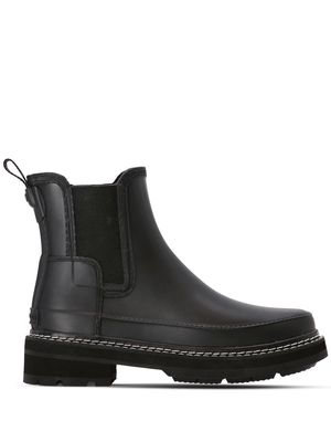 Hunter Refined stitch-detail Chelsea boot - Black