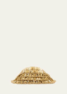 Jaala Nano Fringe Embellished Clutch Bag