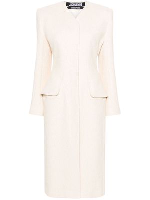 Jacquemus Le Manteau Cubo maxi coat - Neutrals