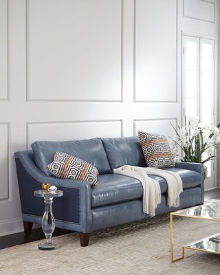 Jaylin Leather Sofa 84"