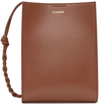 Jil Sander Brown Small Tangle Bag
