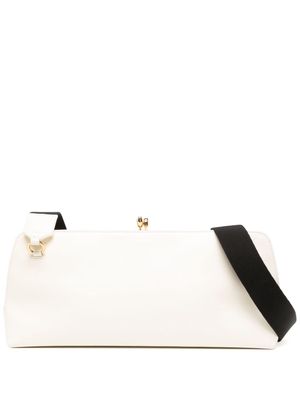Jil Sander Goji leather shoulder bag - White