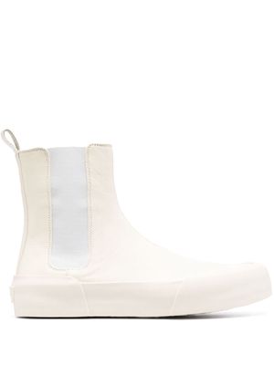 Jil Sander panelled leather ankle boots - Neutrals