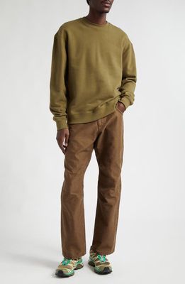 John Elliott Oversize Crewneck Sweatshirt in Lieutenant