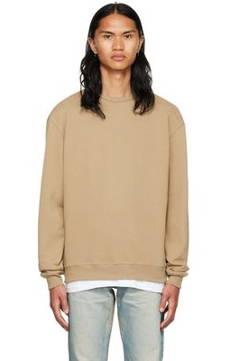 John Elliott Tan Cotton Sweatshirt