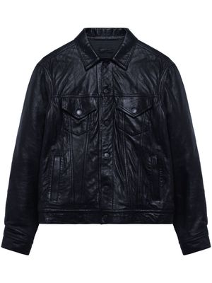 John Elliott Thumper Type III leather jacket - Black