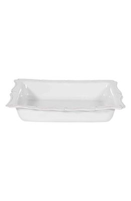 Juliska Berry & Thread 17-Inch Rectangular Ceramic Baking Dish in Whitewash