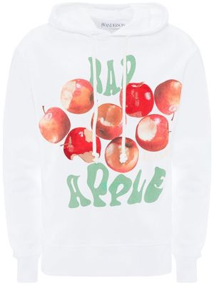 JW Anderson Bad Apple hoodie - White