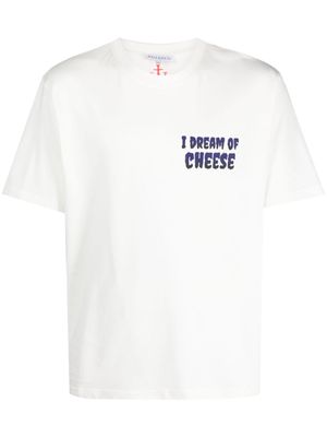 JW Anderson graphic-print organic-cotton T-shirt - White