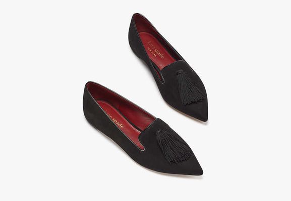 Kate Spade Adore Flats, Black