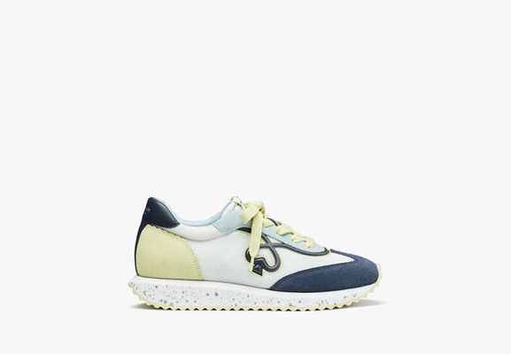 Kate Spade Brigitte Runner, Optic White/light Lime/blazer Blue