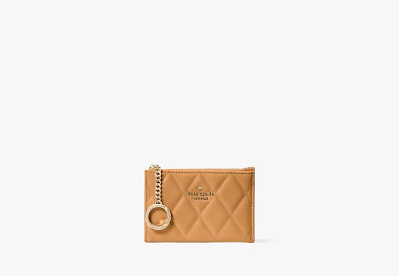 Kate Spade Carey Small Card Holder, Tiramisu Mousse