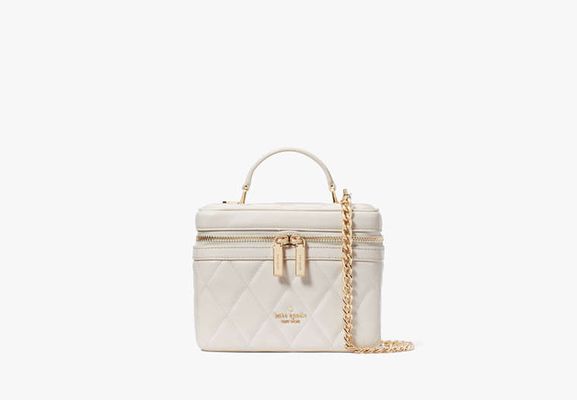 Kate Spade Carey Trunk Crossbody, Parchment