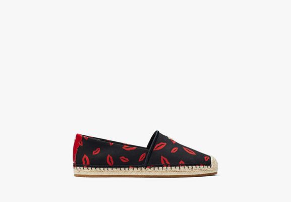 Kate Spade Gwen Mwah Espadrilles, Black Multi